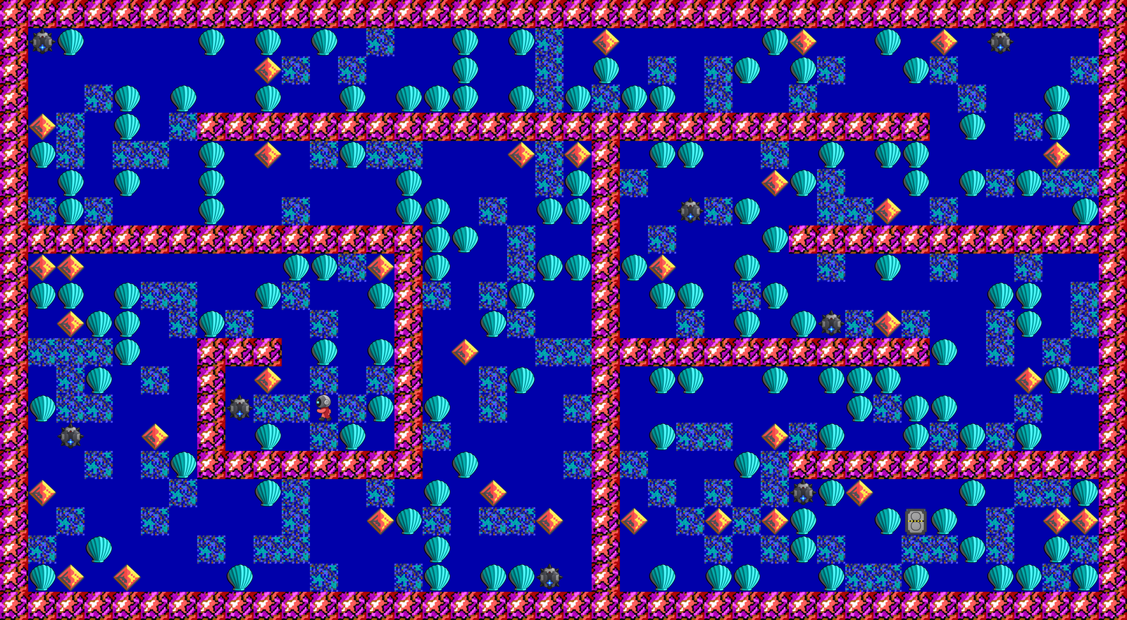 Scuba, cave 1, drawn whole