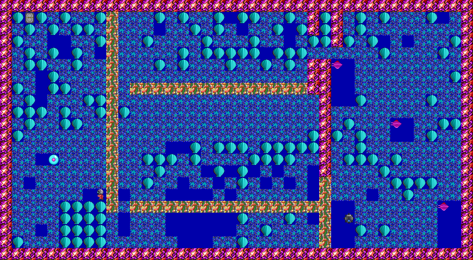 Scuba, cave 2, drawn whole