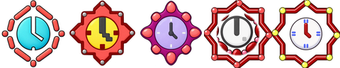 Time bonus in the five hidden worlds