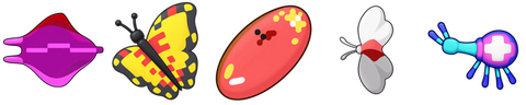 Enemy, clockwise in the five hidden worlds